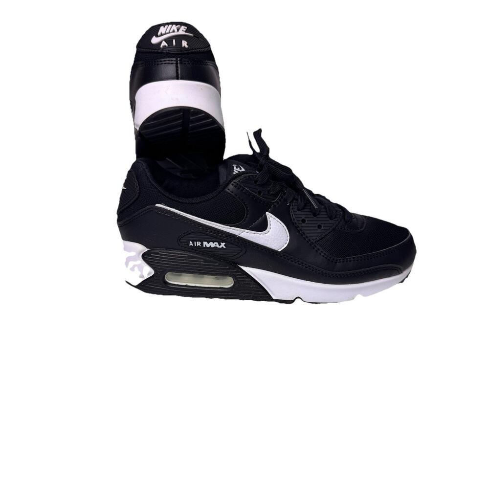 Nike Air Max 90 Women’s Size 9 Black White Running Shoes Excellent
